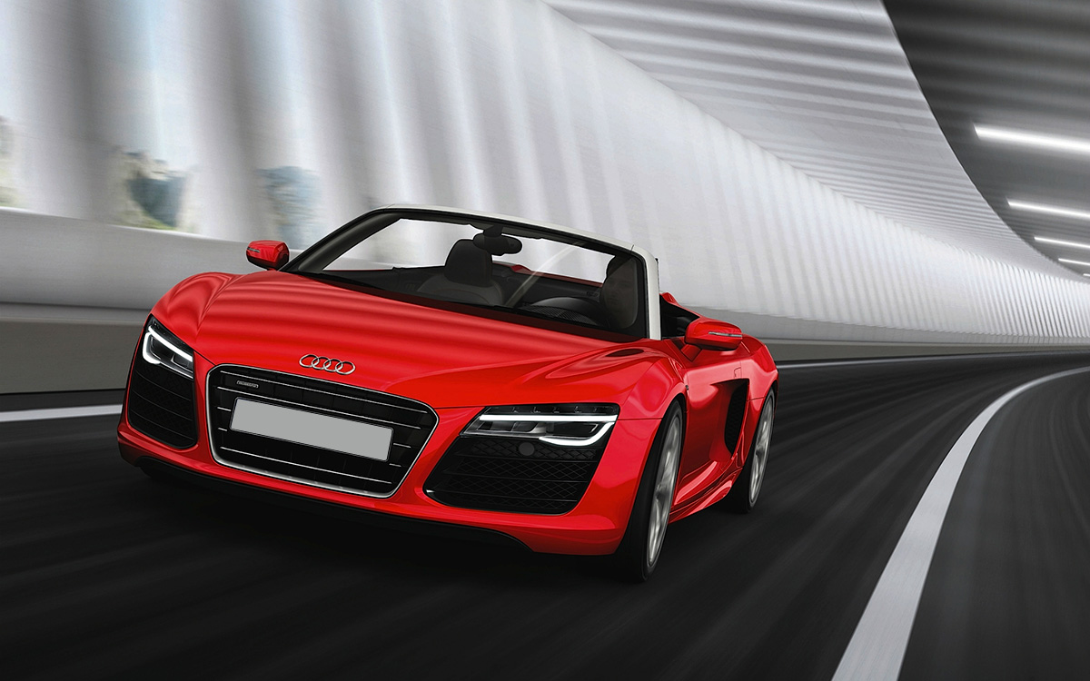 Location Audi R8 Spyder V10 GT'Luxury