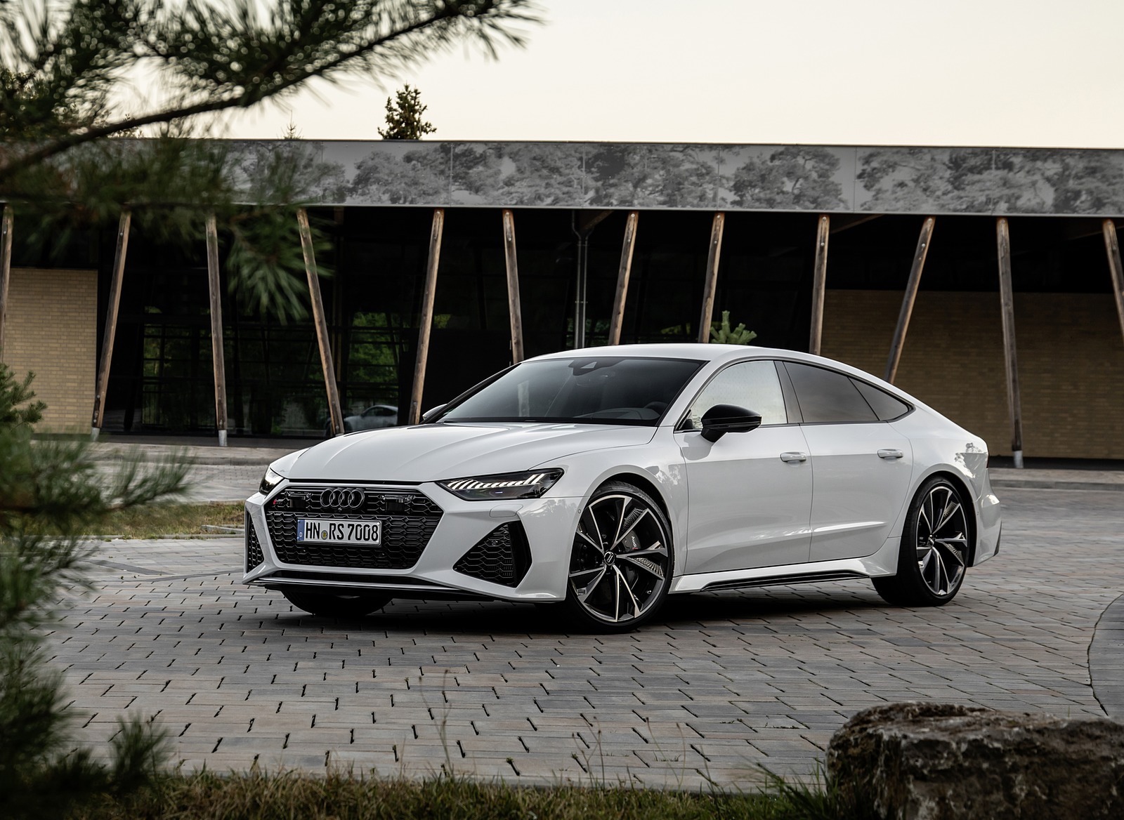 Audi RS7 2020 blanc